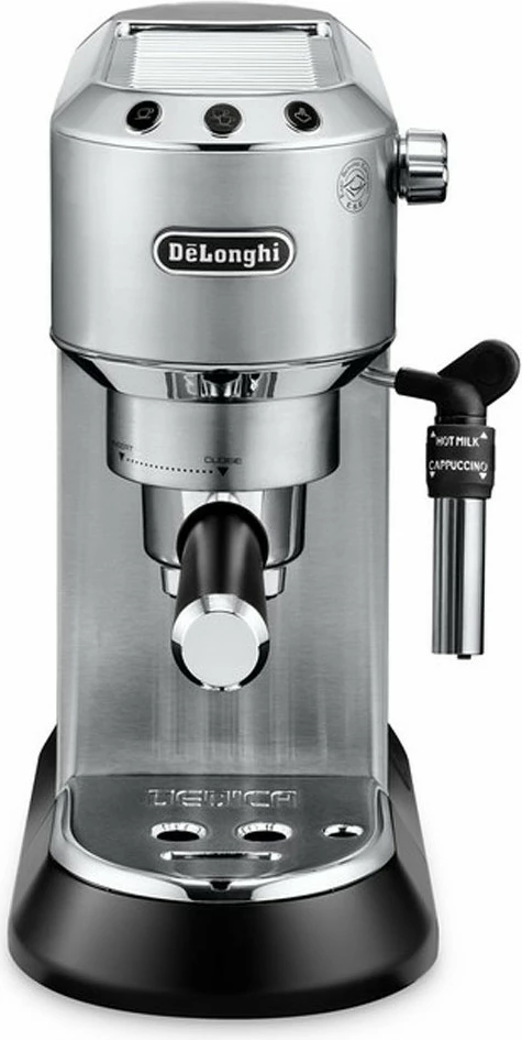 Aparat espresso De’Longhi Dedica Style EC 685.M, 1.1 L, 1300 W, i zi, metalik, argjend
