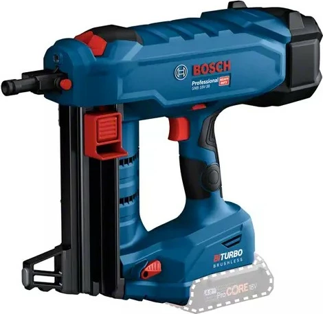 Gozhdues Bosch GNB 18V-38 Professional, 18V, magazinë e drejtë, pa gaz, zi/blu