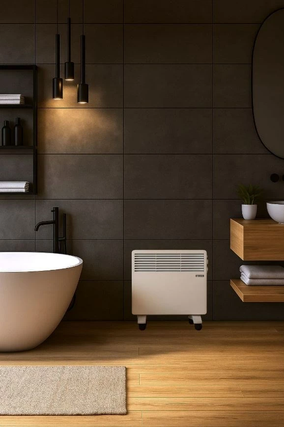 Ngrohës elektrik portativ N'OVEEN CH3350 me termostat, 1000W, i bardhë