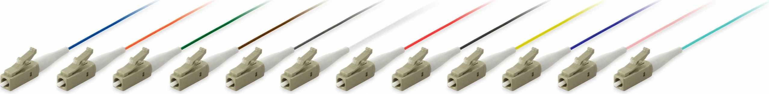 Pigtail optik LC/PC Equip OM4 1m, shumëngjyrësh