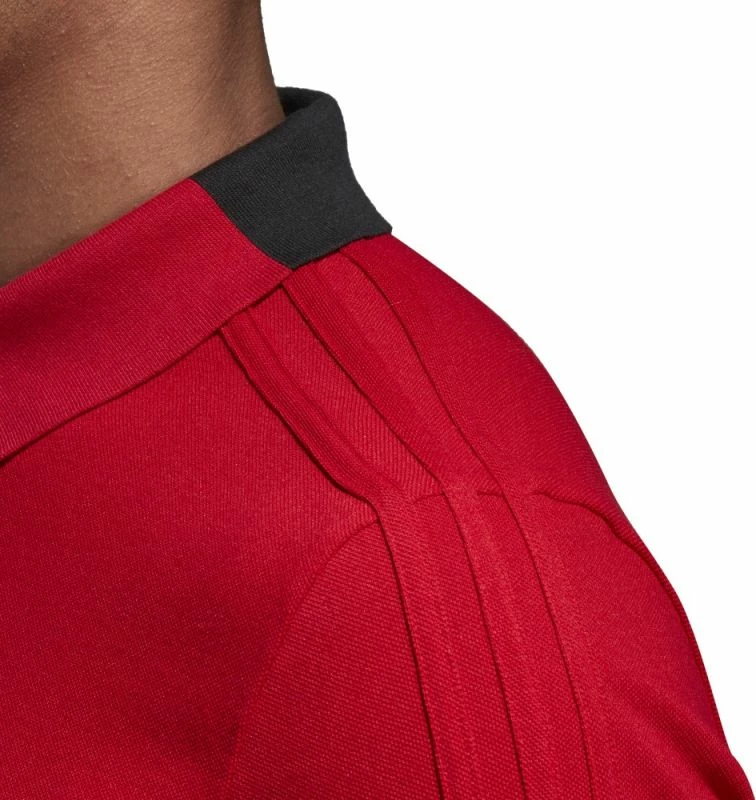 Fanellë polo adidas për meshkuj, e kuqe