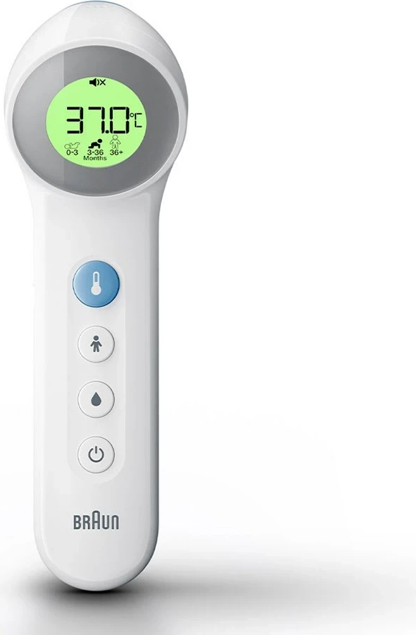 Termometër balli Braun BNT400, remote sensing, i bardhë