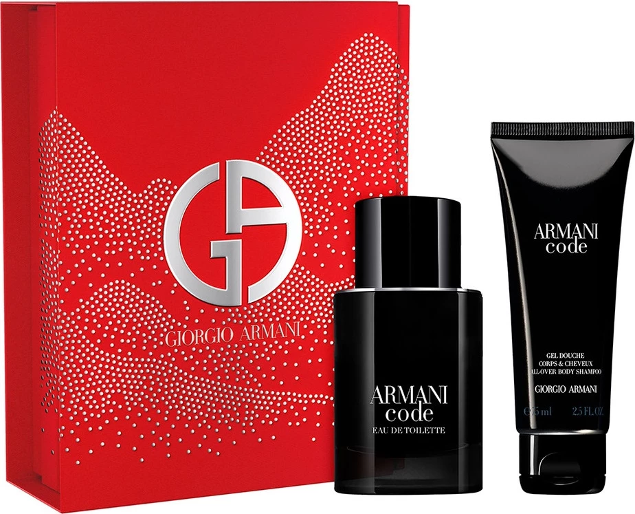 Eau de Toilette set për meshkuj Giorgio Armani Code Pour Homme, 50ml + xhel dushi 75ml