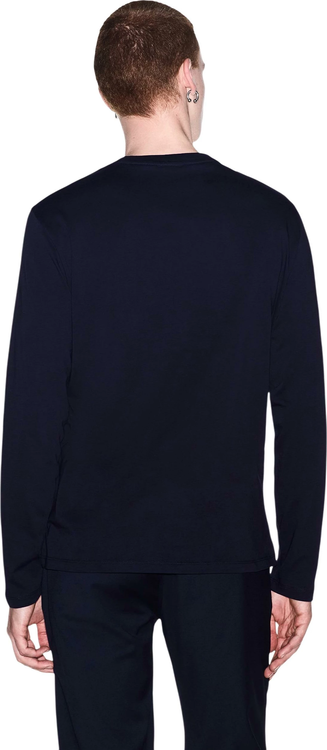 Maicë me mëngë të gjata për meshkuj Armani Exchange XM002684 AF10356, kaltër e errët [Madhësia: L]