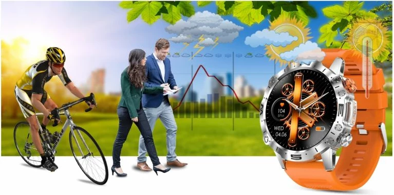 Smartwatch Gravity për të gjithë, e zezë