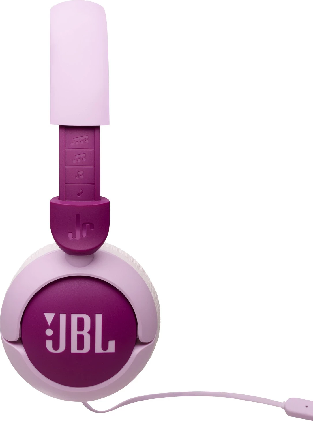 Kufje JBL JR 320 për fëmijë, on-ear, 85 dB, me kabllo 3.5 mm 1.2 m, vjollcë
