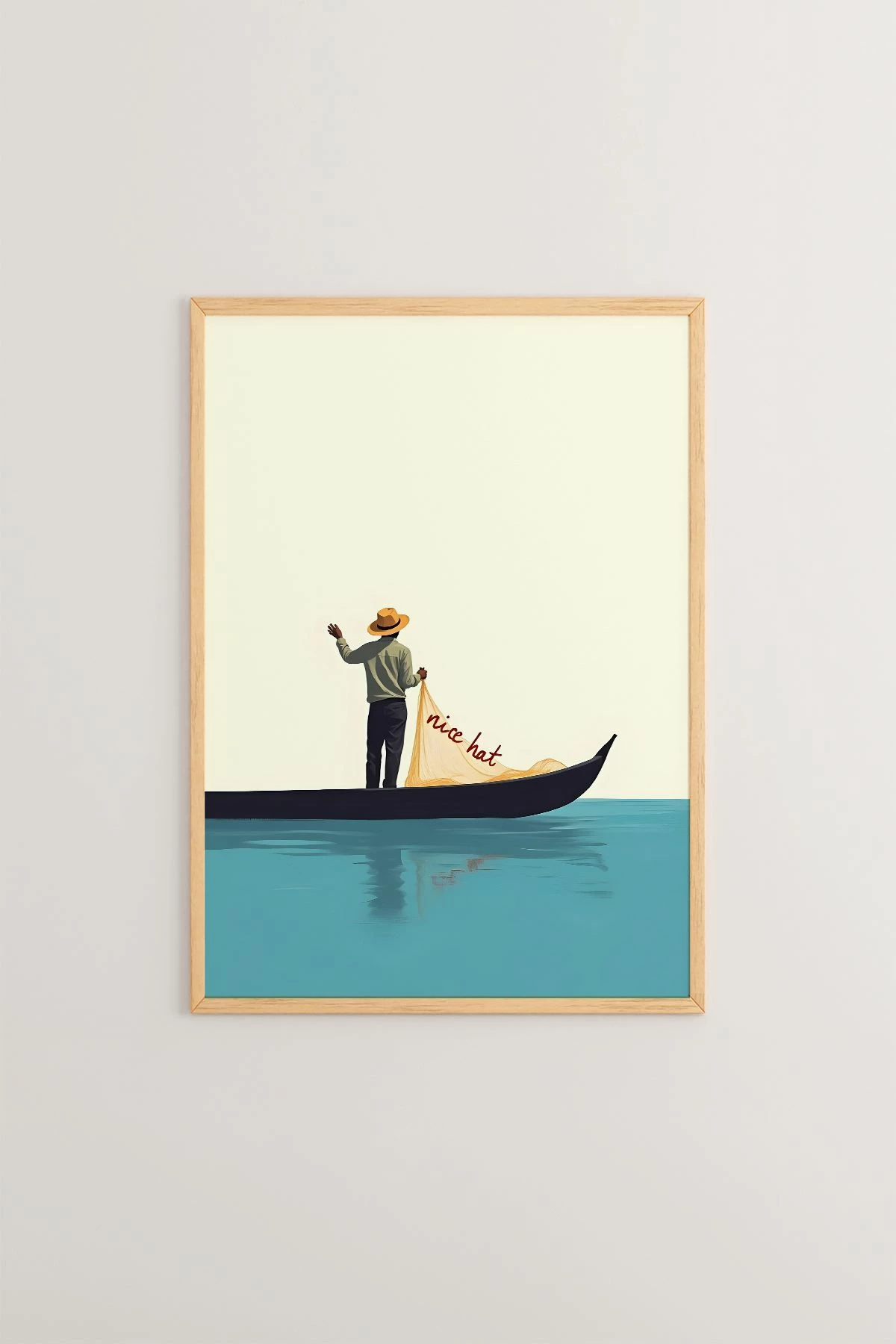 Pikturë dekorative me kornizë, Wallity, Lmnmdl41, shumëngjyrëshe, 33x48cm