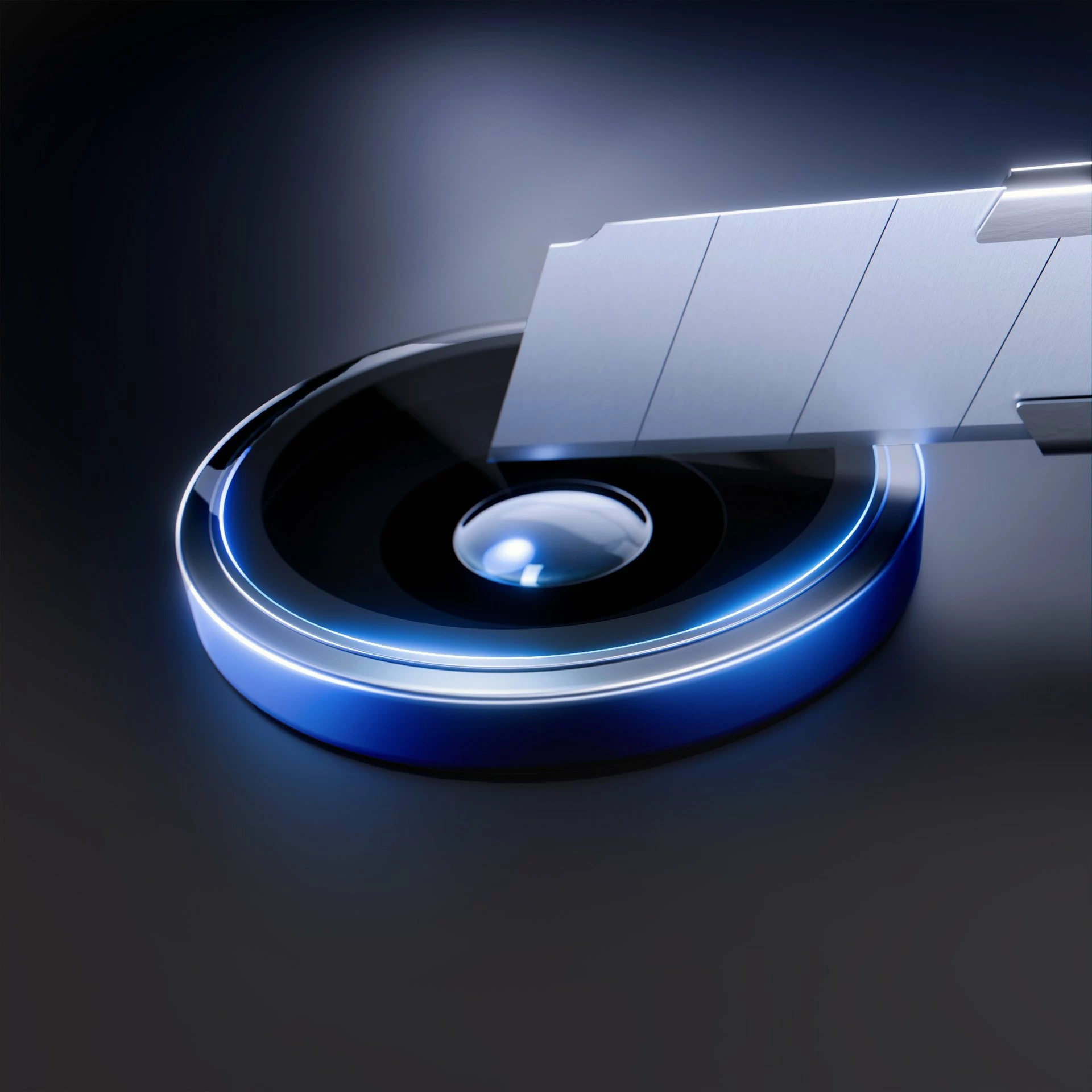 Mbrojtës xhami i kalitur për lente kamere 3MK HARDY Lens Protection Pro për Samsung Galaxy S25 Ultra, 9H, i zi, set 1 copë