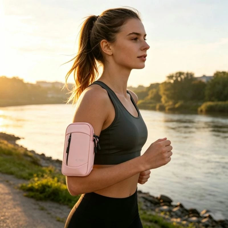 Shirit dore sportiv Tech-Protect M6, rozë