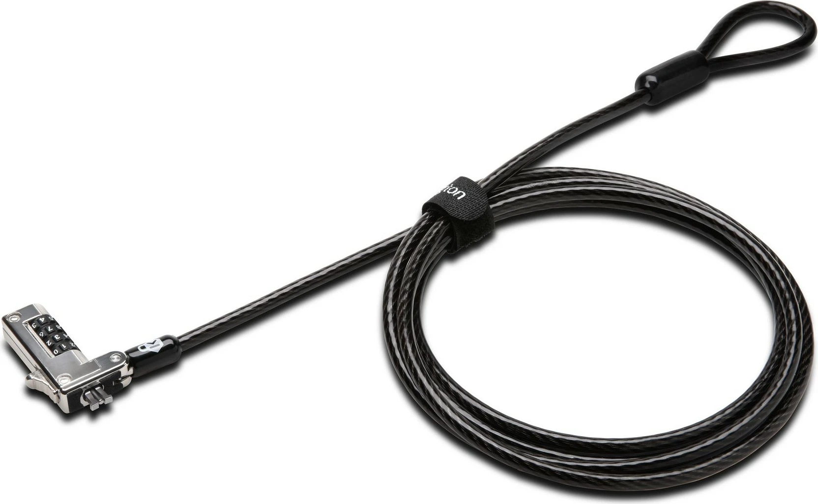 Kabllo sigurie Kensington Slim NanoSaver me kod, 1.8m, e zezë