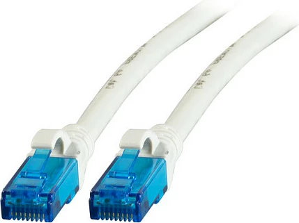 Kabllo Ethernet EFB Elektronik K8109WS.1, Cat6a, 1 m, 10GbE, RJ45-RJ45, e bardhë