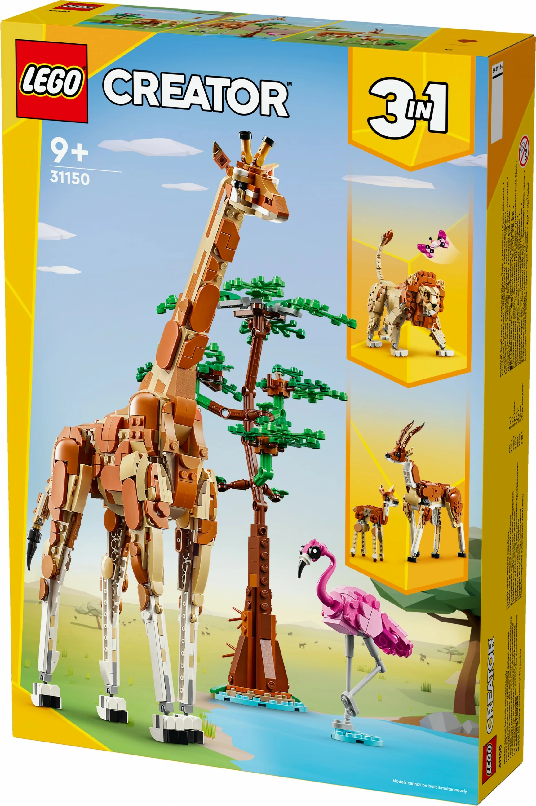Set ndërtimi LEGO Creator 3in1 31150, 780 pjesë, shumëngjyrësh