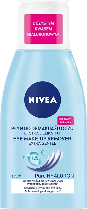 Heqës grimi për sy Nivea Pure Hyaluron Extra Gentle për femra 125ml