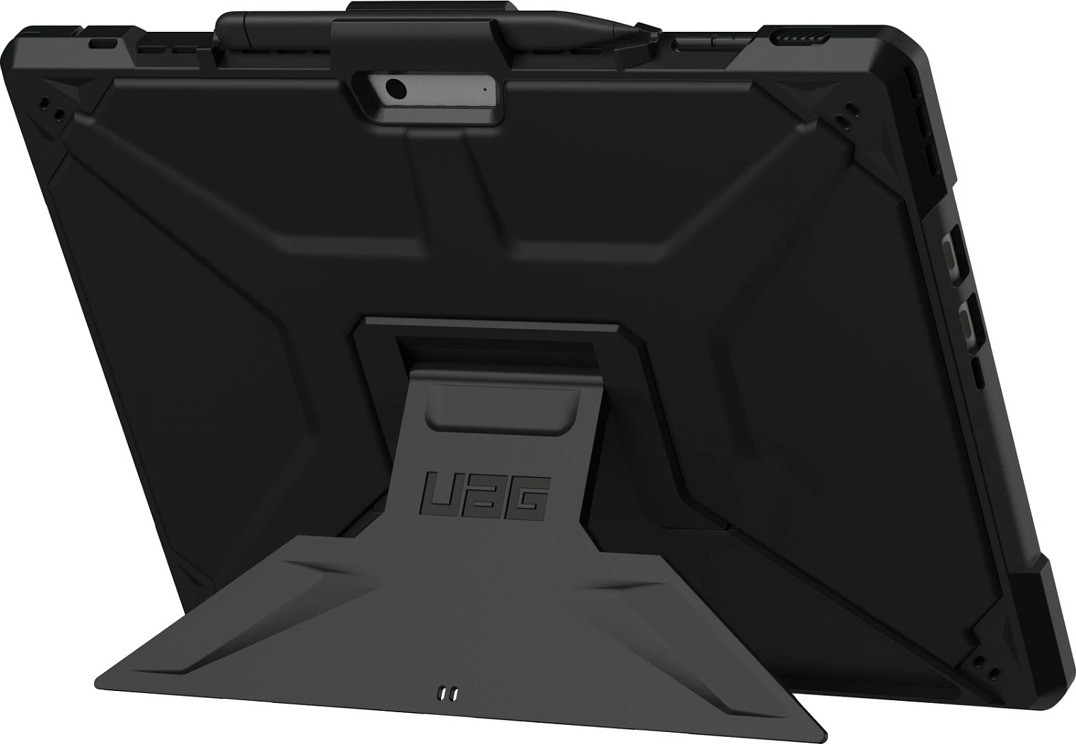 Mbështjellës rugged Urban Armor Gear Metropolis SE për Microsoft Surface Pro 9/10/11 13", me stand dhe pen loop, i zi