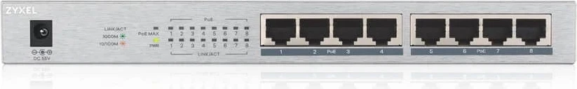 Switch Zyxel GS1008HP, 8 Porta PoE