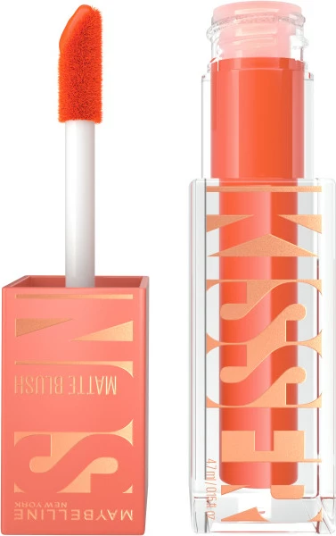 Blush i lëngshëm mat Maybelline Sunkisser 34 Peachy Quench për femra 4.7ml