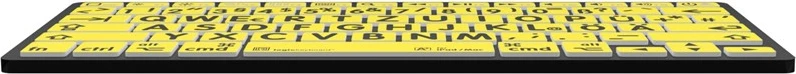 Kasë tastierë LogicKeyboard XL-Print DE Mac/BT, e verdhë