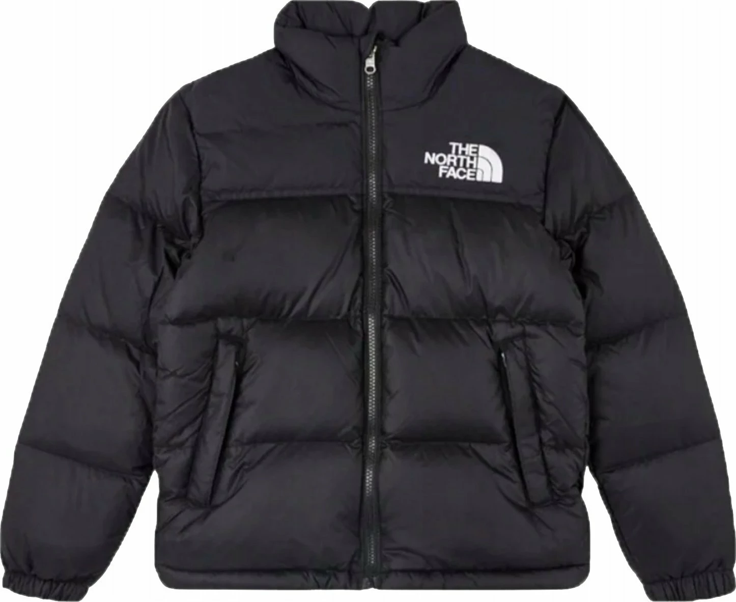 Xhaketë down për fëmijë The North Face 1996 Retro Nuptse Jr., mbushje pupla patë, masë M, e zezë