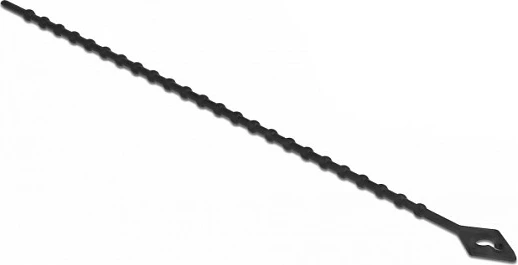 Lidhëse kabllosh DeLOCK Beaded 150 x 2.4 mm, ripërdorshme, 100 copë, e zezë