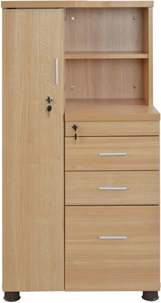 Dollap profesional për zyre, ngjyrë lisi, FH2052.01L, 60x46x120 cm