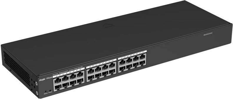 Switch rrjeti Ruijie RG-ES224GC-V2, 16 porta Gigabit, i zi