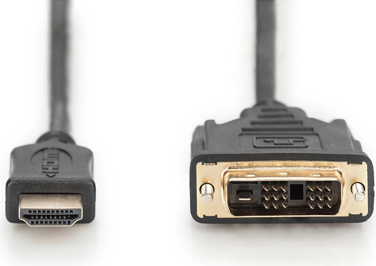 Kabëll HDMI Adapter Digitus, 2 m, HDMI Type A (Standard), DVI-D, i zi