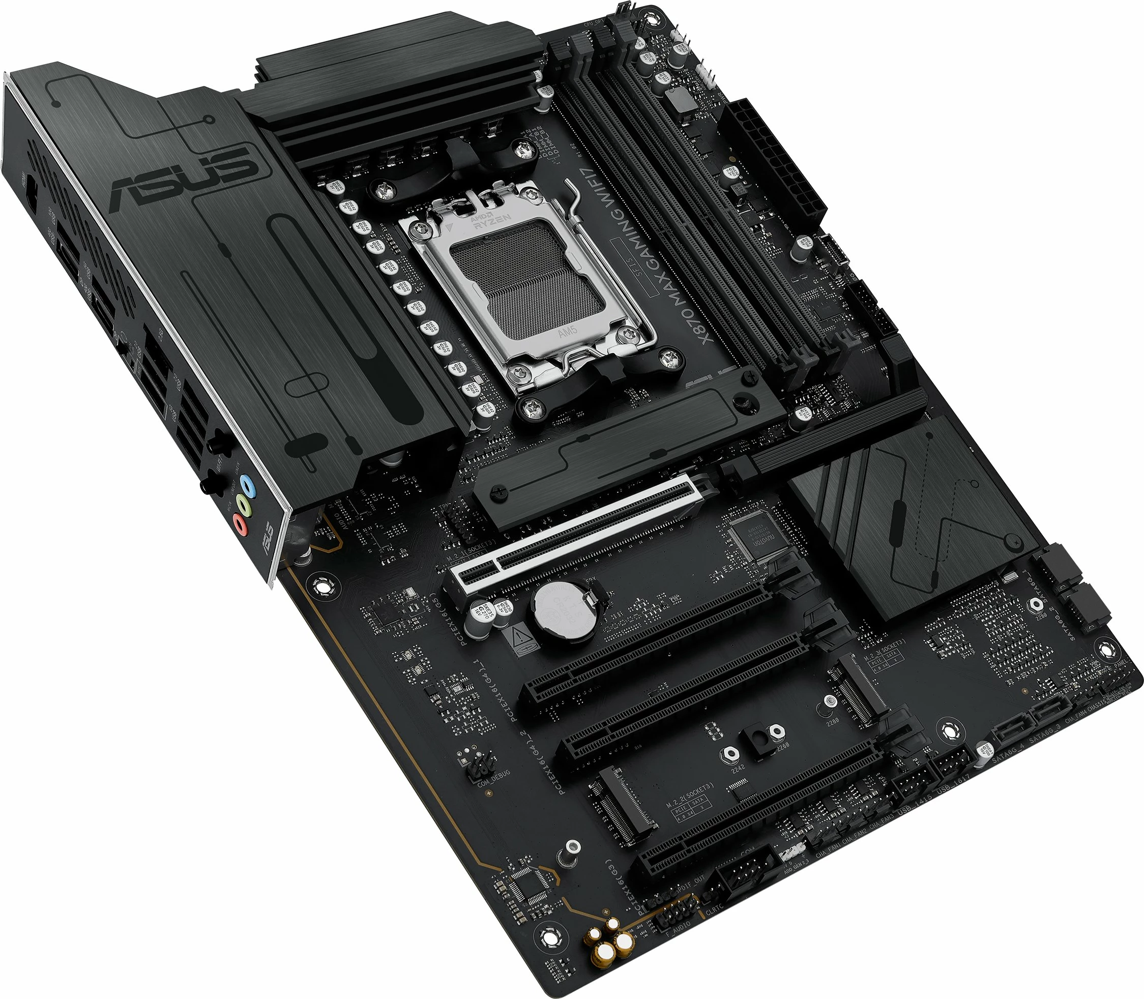 Pllakë amë Asus X870 MAX GAMING WIFI7 ATX, DDR5 256GB, WiFi 7, Bluetooth