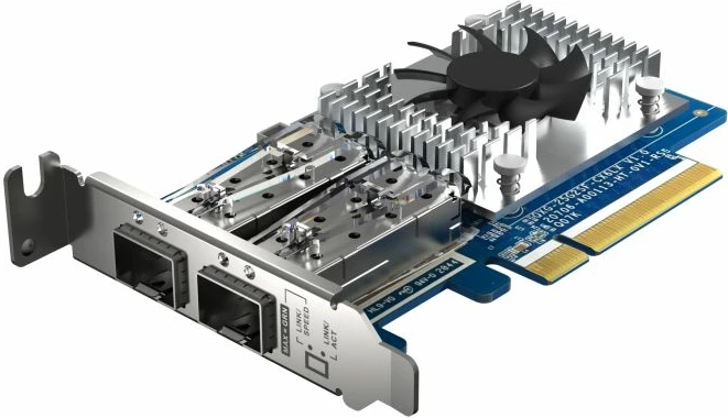Kartelë rrjeti QNAP QXG-25G2SF-CX6 25GbE, 2x SFP28, PCIe Gen4 x8