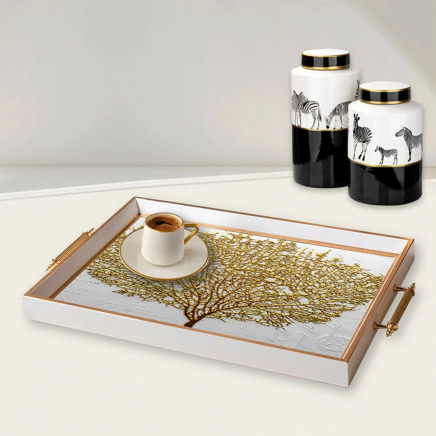 Tabaka xhami Aberto Design, shumëngjyrëshe, TPB9943, 50x29x3.5cm