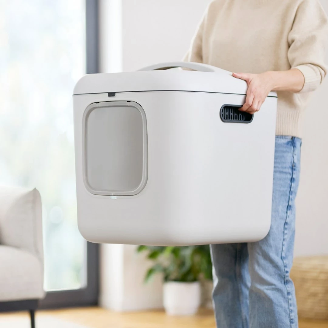 Kuti për mbeturina mace Rotho Biala XL, e bardhë