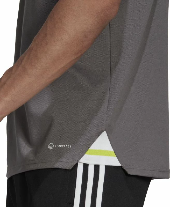Fanellë polo adidas për meshkuj, gri [Madhësia: XS]