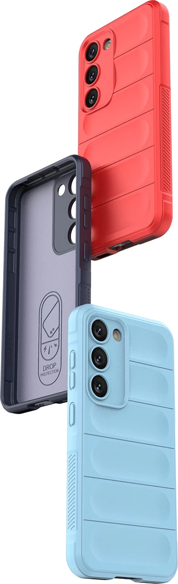 Mbështjellës Hurtel Magic Shield Case për Samsung Galaxy S23+, kaltër e çelët