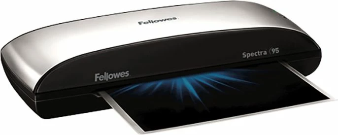 Laminator Fellowes Spectra A4, 2 rula, Auto Shut Off, me 10 qese laminimi, i zi/argjendtë