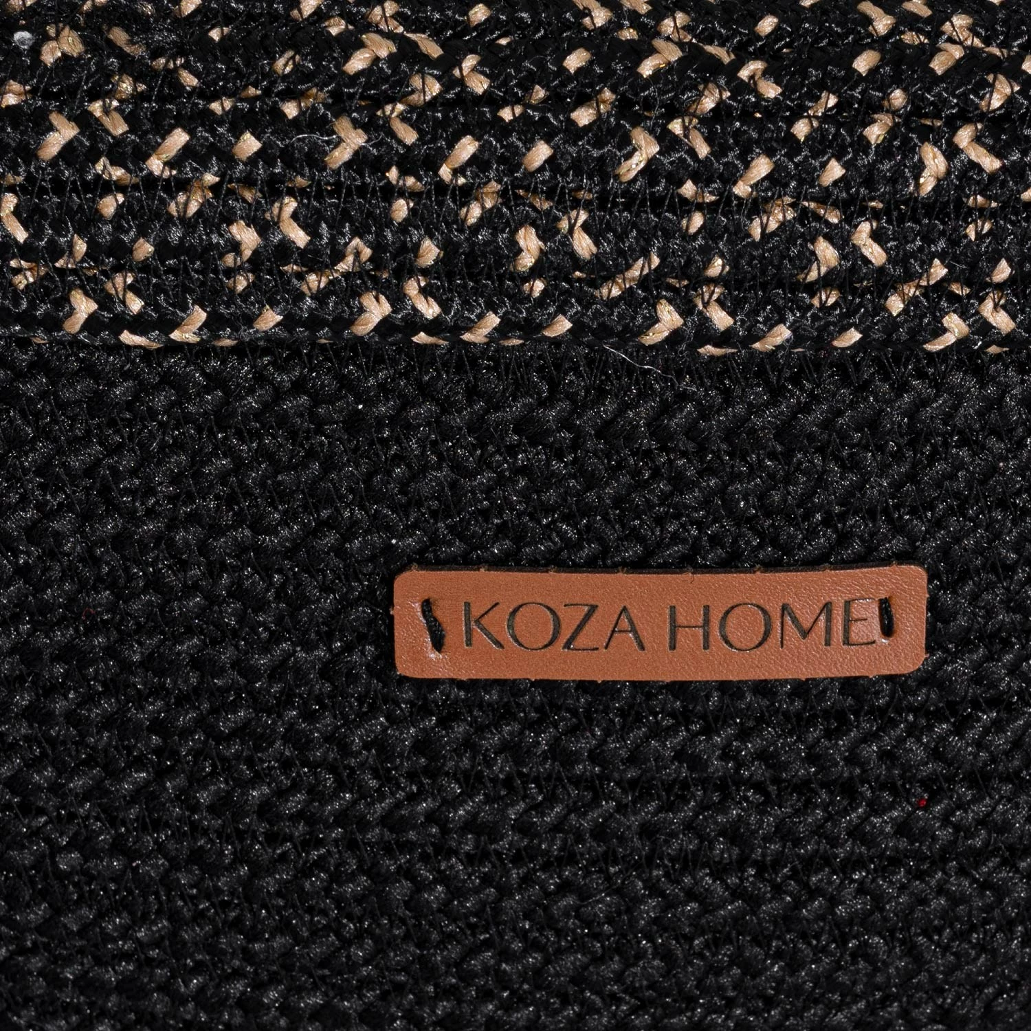 Kuti dekorative Aberto Design, e zezë, 25x15x34cm