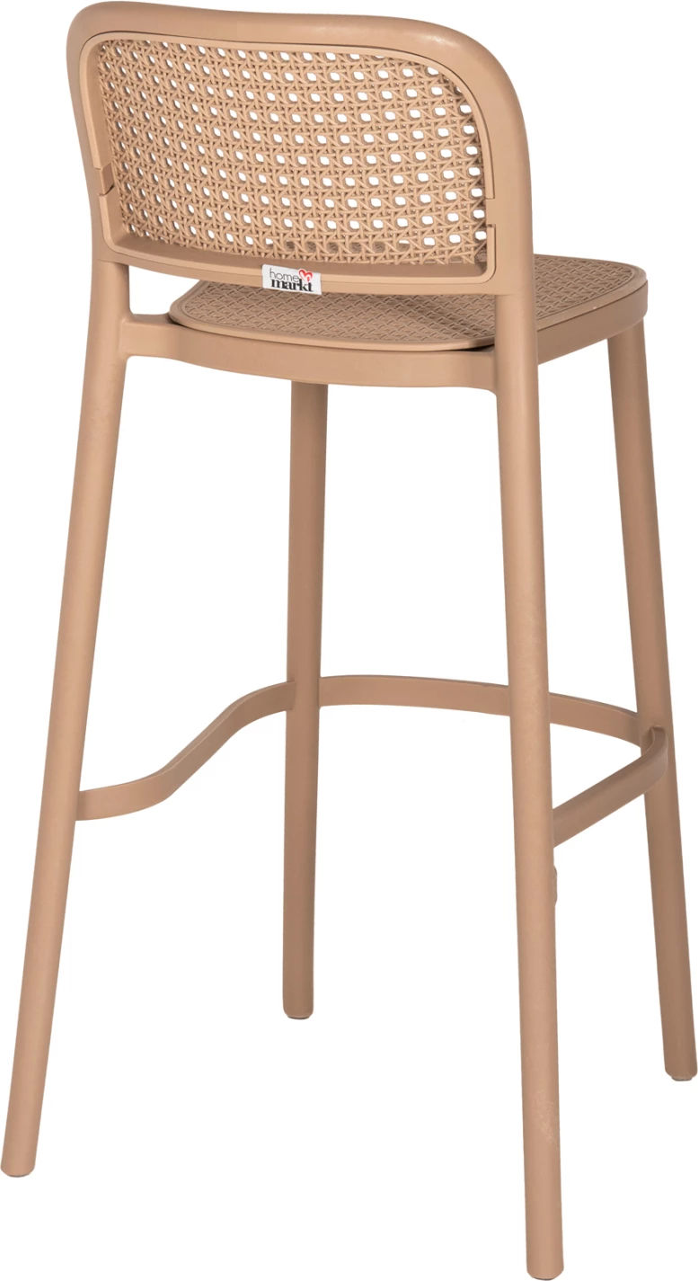 Karrige për bar, polipropileni, ngjyrë kapuçino, FH5939.03, 51x52x104H cm