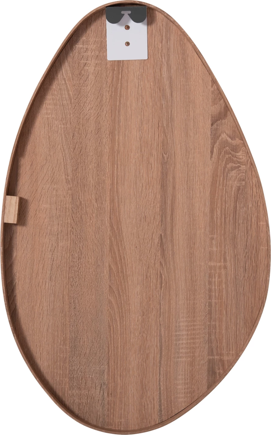 Pasqyrë muri DROP FH4488.03 kornizë MDF ngjyrë druri natyral 50x80H cm.