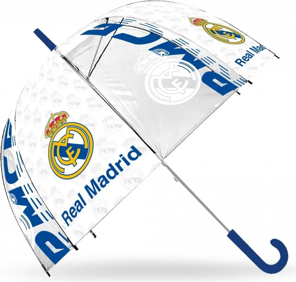 Çadër manuale për fëmijë, Kids Euroswan Real Madrid, RM00018, 19", transparente