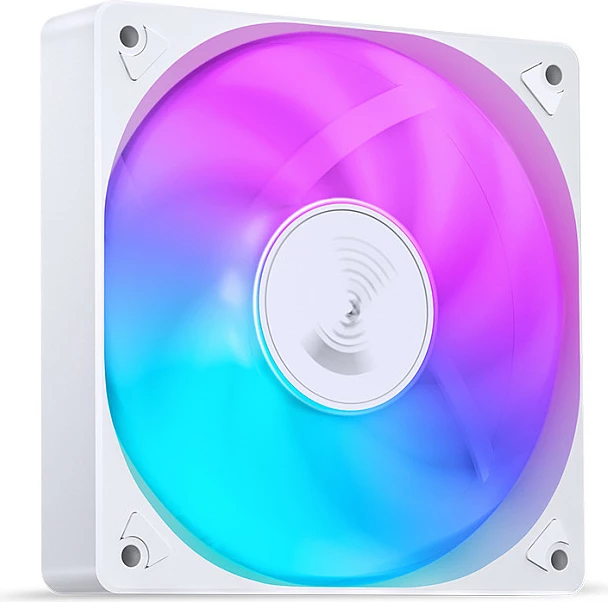 Ventilator për kasë Jonsbo SL-120C, 120mm, 3-Pin, RGB, i bardhë