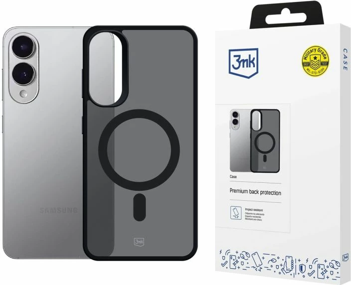 Kapak telefoni 3mk Smoke MagCase Samsung Galaxy S25 Edge, i zi