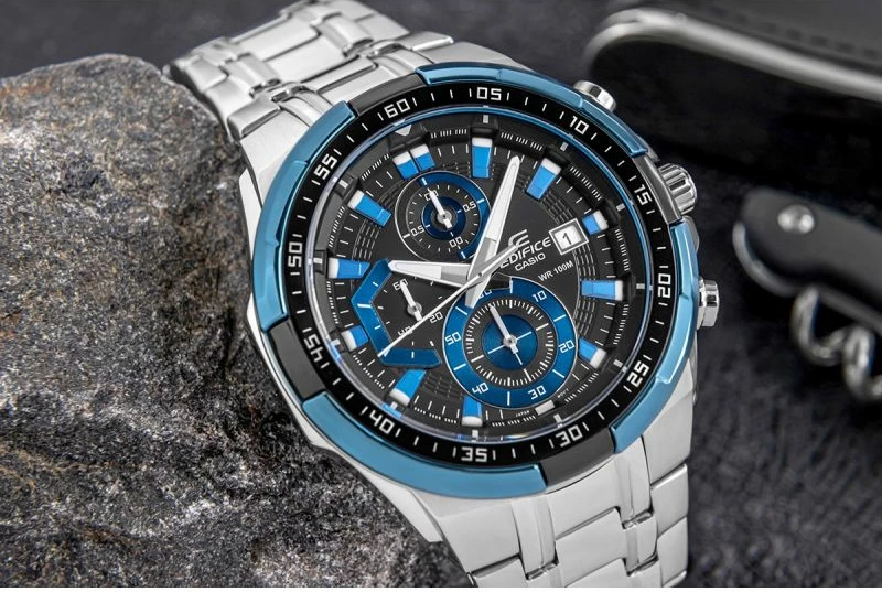 Orë dore për meshkuj CASIO Edifice, argjend