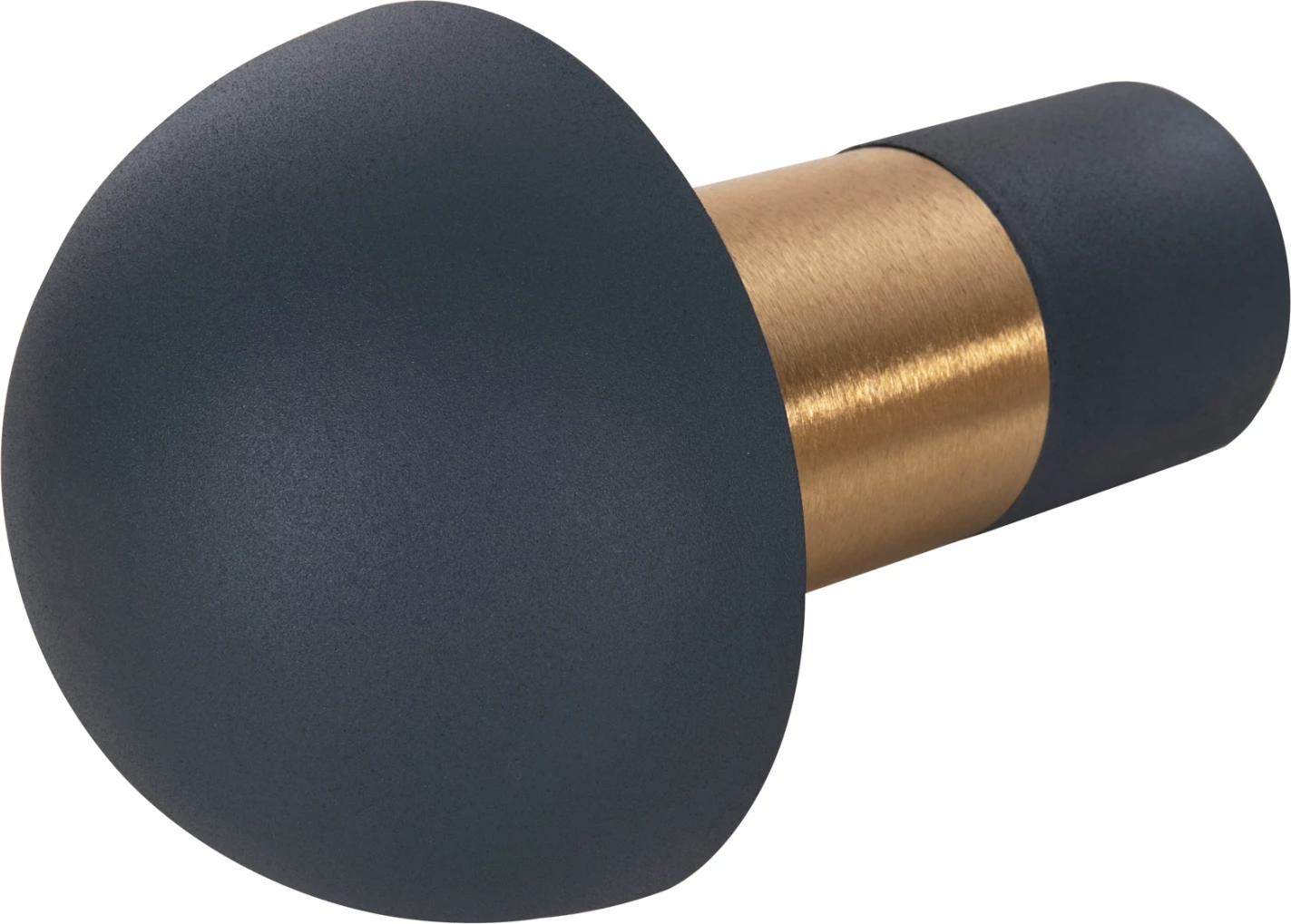 Llambë tavoline Pune, metalike, ngjyrë antracit blu-ari, FH4245.05, Φ20,5x32,5H cm