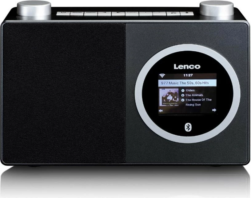 Radio interneti Lenco DIR-70BK, Bluetooth, ekran me ngjyra, e zezë