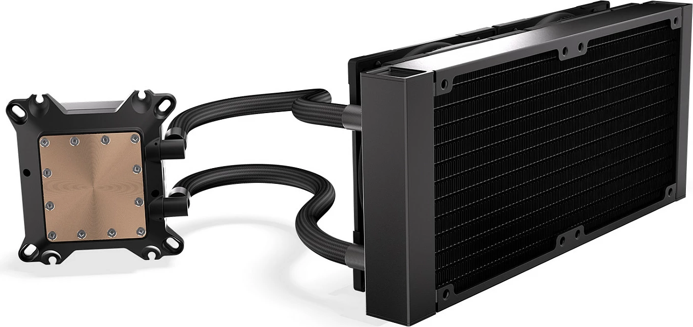 Ftohës uji AIO Endorfy Navis F240, 240mm, 2x120mm PWM, i zi