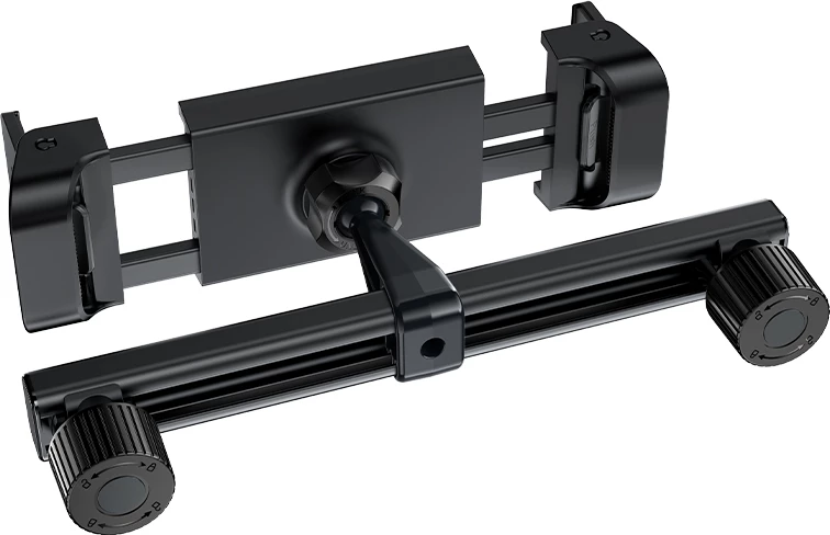 Mbajtës për mbështetëse koke makine Acefast D8, për celular dhe tablet, 135-230mm, zi