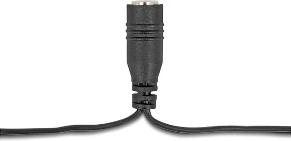 Kabllo ndarëse rryme DC DeLOCK 90173, 1 m, 1x DC mashkull në 4x DC femër, e zezë