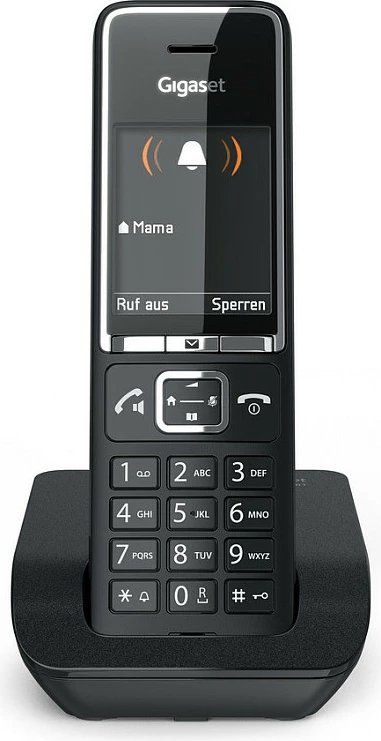 Telefon fiks pa kabllo Gigaset COMFORT 550, ekran 2.2", speakerphone, 200 kontakte, Caller ID, i zi
