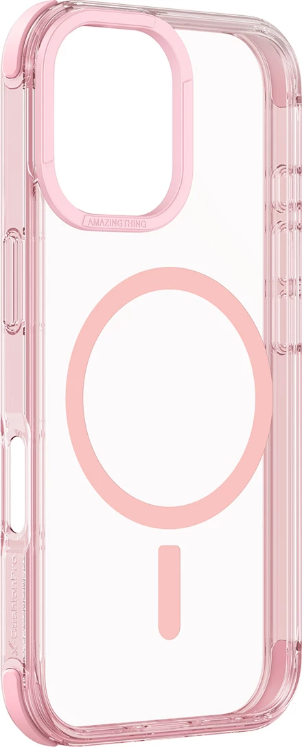 Mbështjellës AmazingThing Omni Mag për iPhone 16, rozë e errët