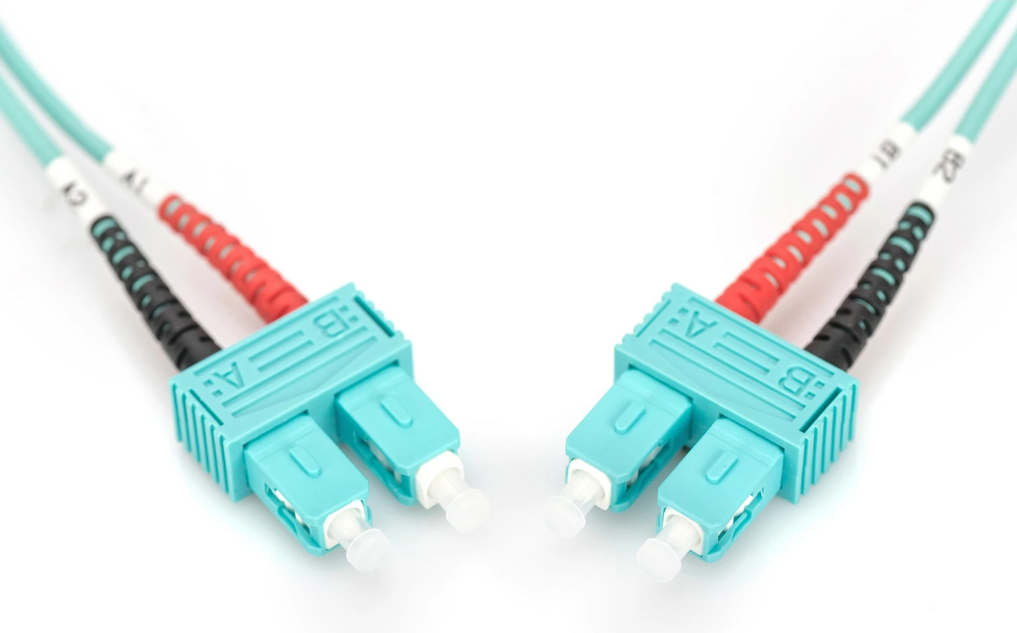 Kabllo optike Digitus OM3 SC/SC 3m aqua