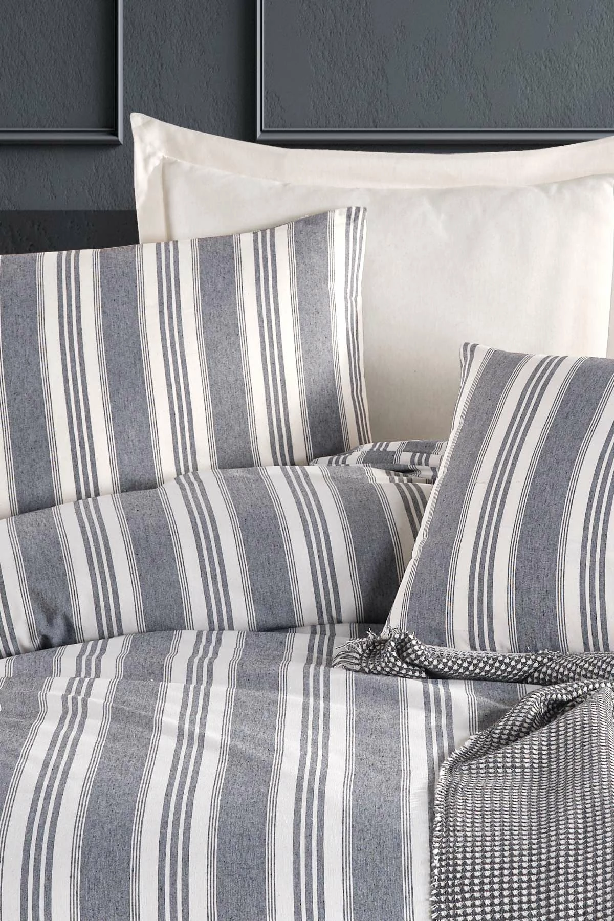 Set mbulesë jorgani XXL, njësh, Soft Line, ngjyrë navy