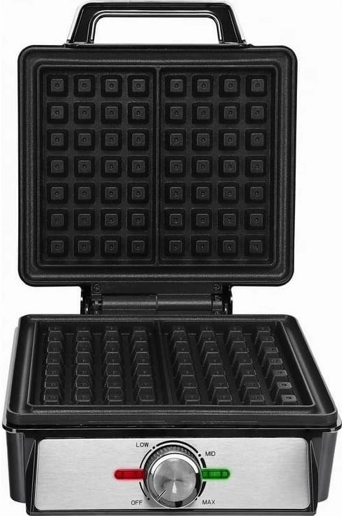 Aparat për waffle Eldom Wafio WA1600, plastikë, 2000W, argjendtë